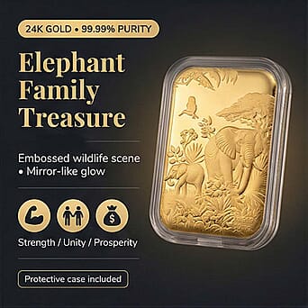 https://tjcuk.sirv.com/Products/82/6/8267606/24K-Yellow-Gold-99-99-Purity-Elephant-Family-Embossed-Collectable-39-8_8267606_1.jpg?w=342&h=342