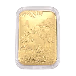 24K Yellow Gold (99.99% Purity) Dragon Embossed Collectable (39.60 x 25.70 MM)