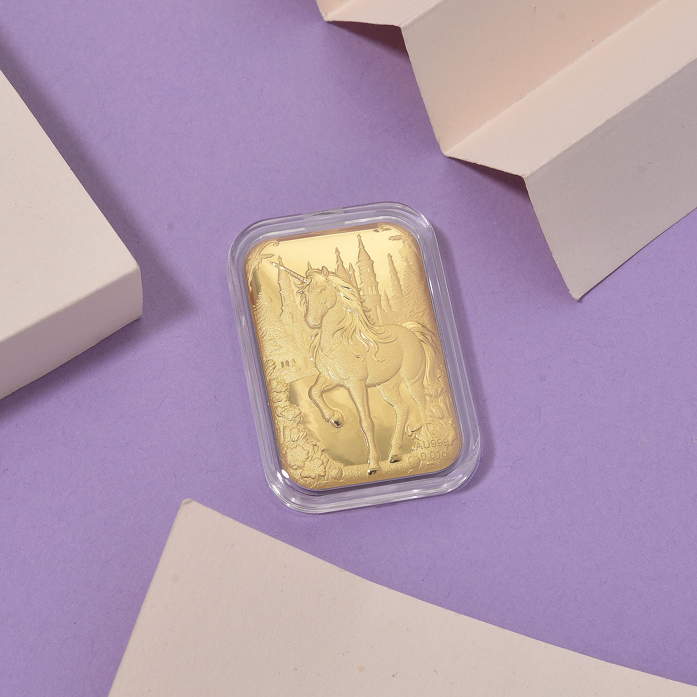 24K Yellow Gold (99.9% Purity) Unicorn Collectable