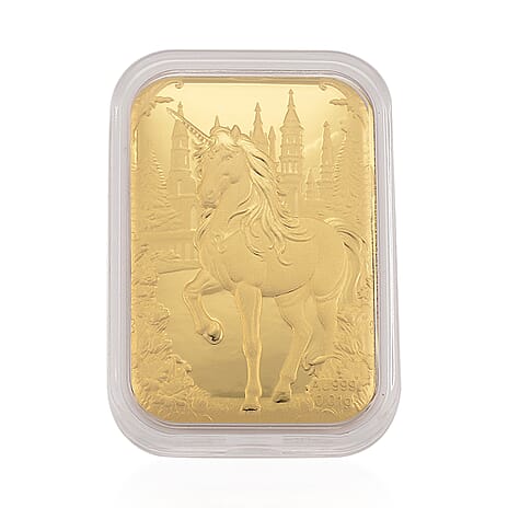 24K Yellow Gold (99.9% Purity) Unicorn Collectable