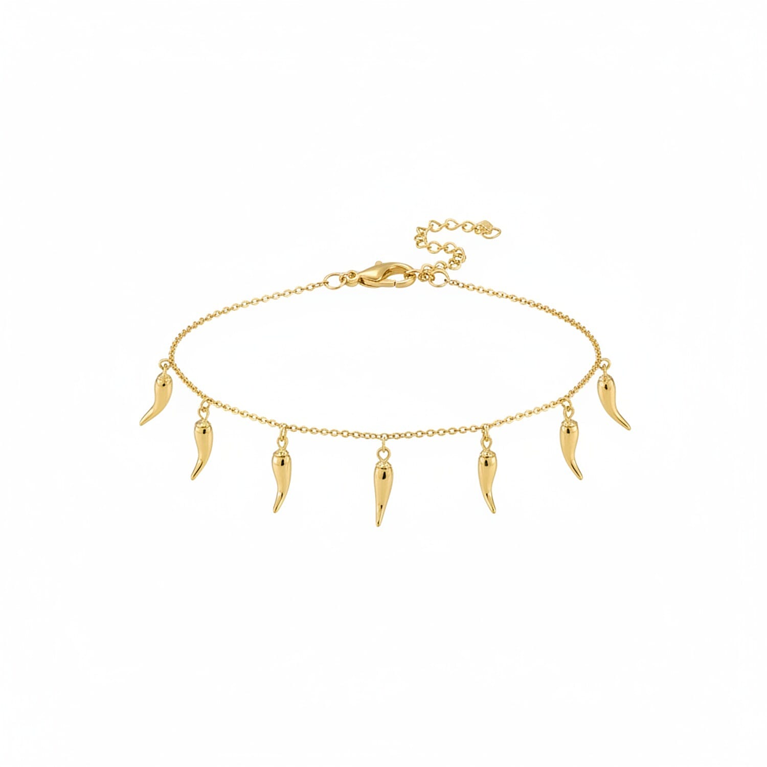 GP Collection- 9K Yellow Gold Bracelet (Size 7.5)
