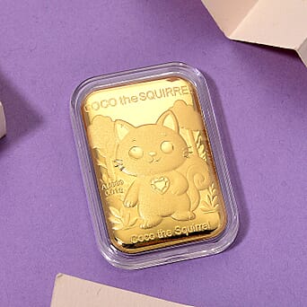 https://tjcuk.sirv.com/Products/82/6/8267625/24K-Yellow-Gold-Coco-The-Squirrel-Embossed-Foil_8267625_1.jpg?w=342&h=342