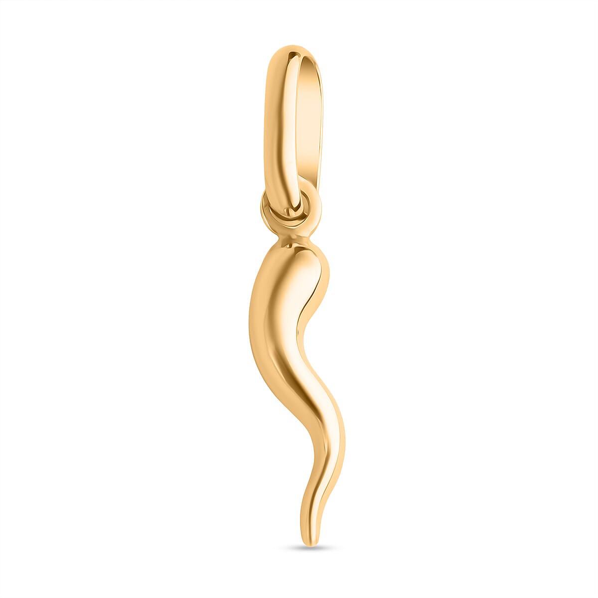 9K Yellow Gold Chilli Pendant