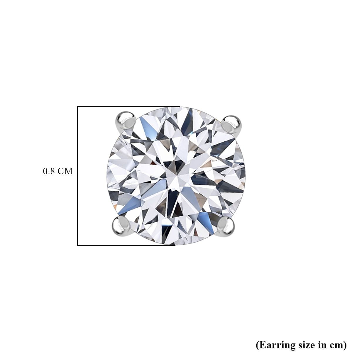 Luxuriant 9K Yellow Gold SGL Certified Lab Grown Diamond (SI-GH) Solitaire Stud Push Post Earring 3.00 Ct.