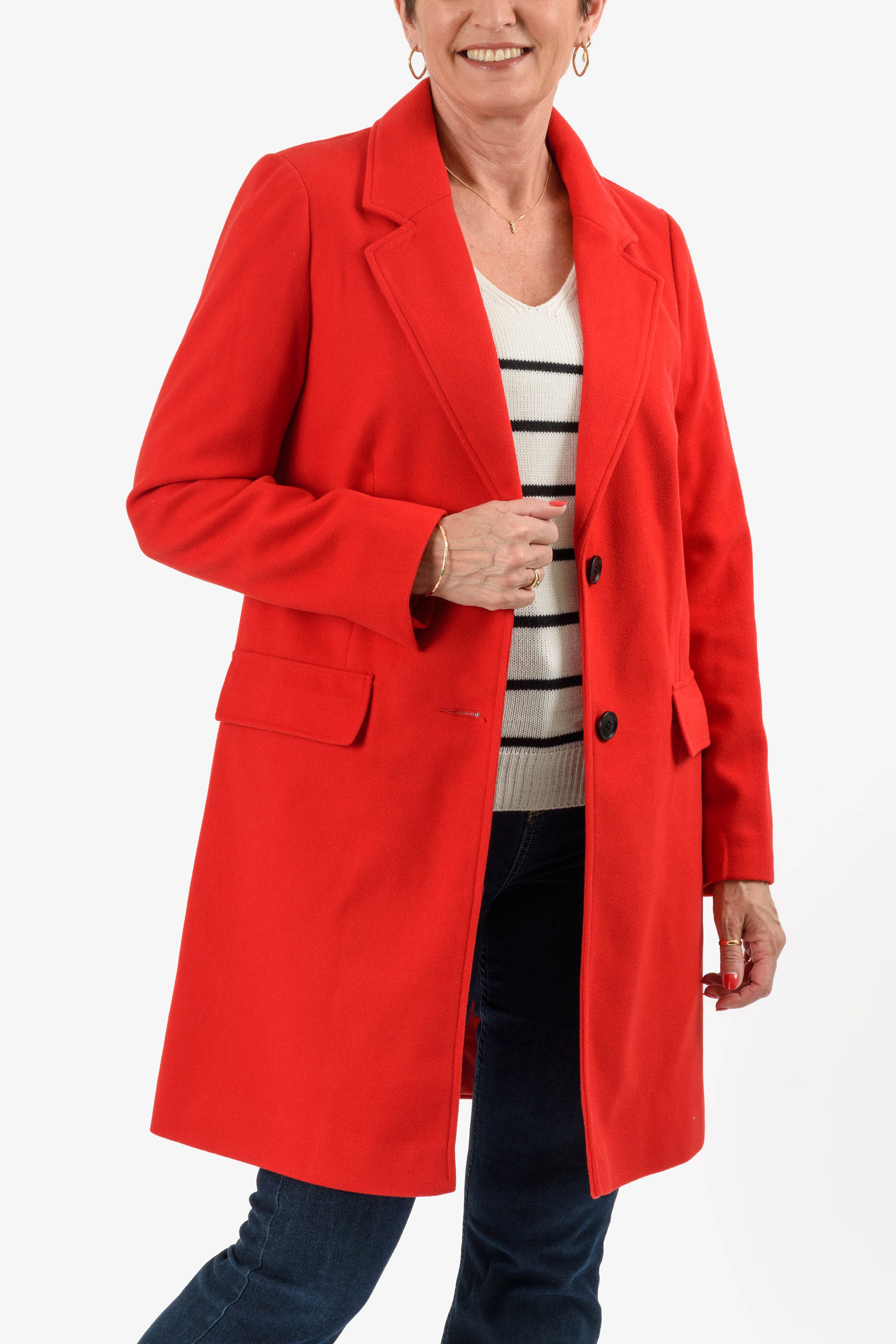 Classic Tailored Blazer Coat