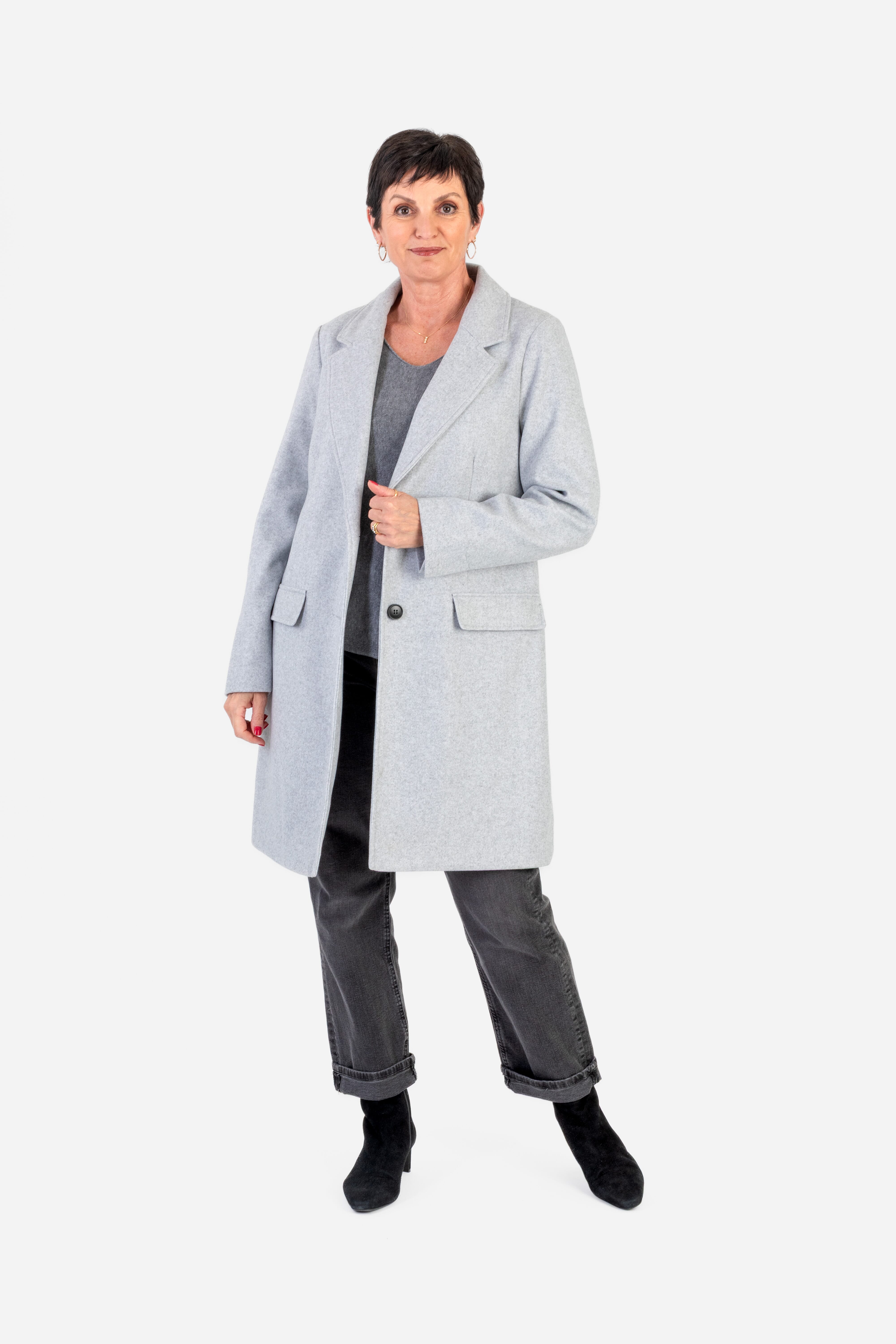 Classic Tailored Blazer Coat