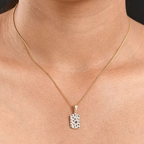 9K Yellow Gold Pendant, Gold Wt. 1.46 Gms.