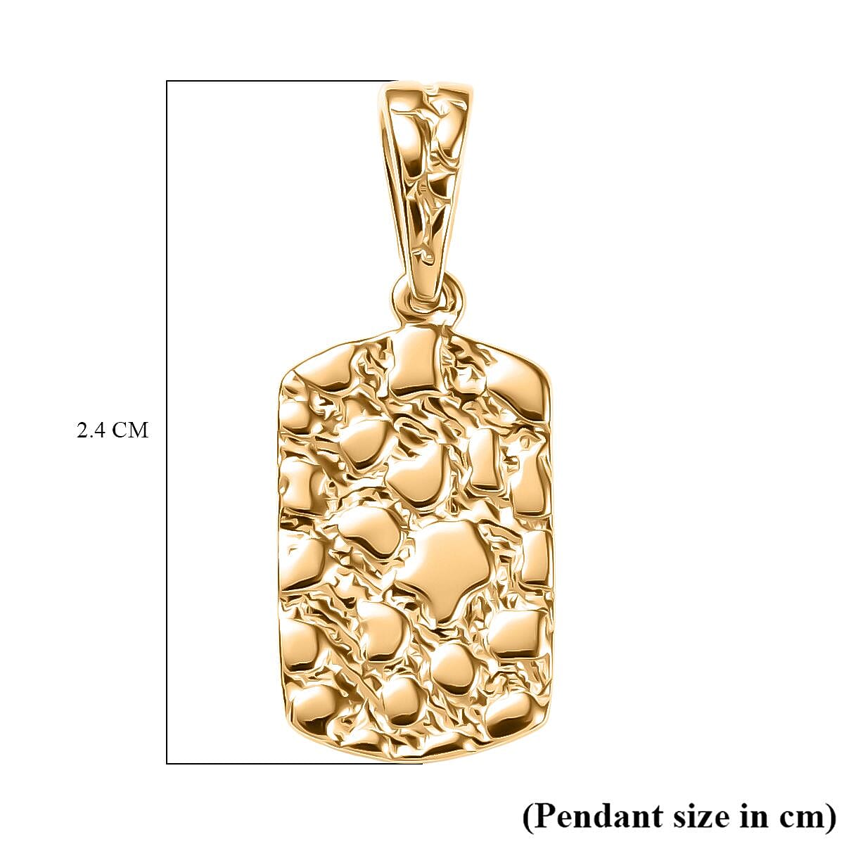 9K Yellow Gold Pendant, Gold Wt. 1.46 Gms.