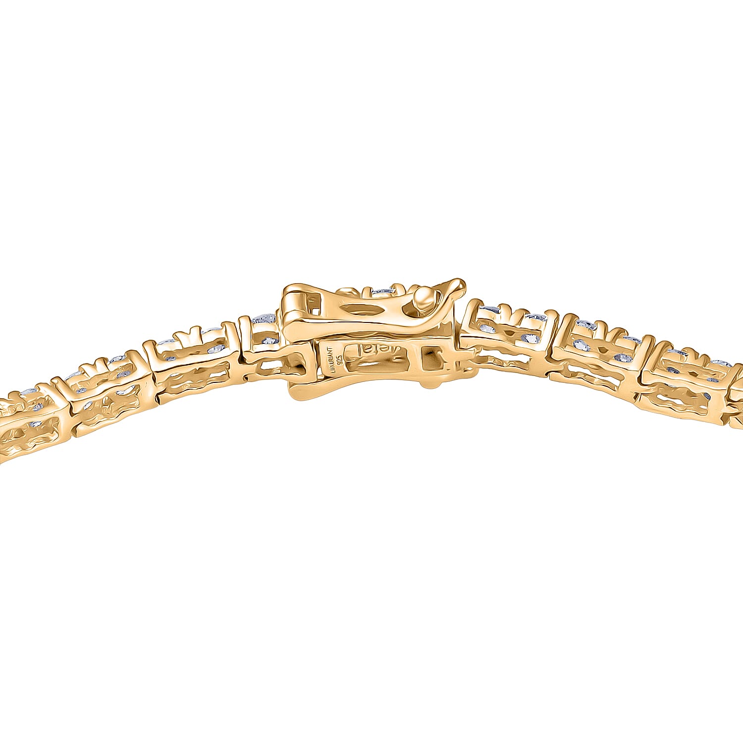 Luxuriant Lab Grown Diamond Cluster Bracelet 