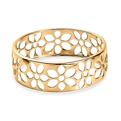 9K Yellow Gold Band Ring