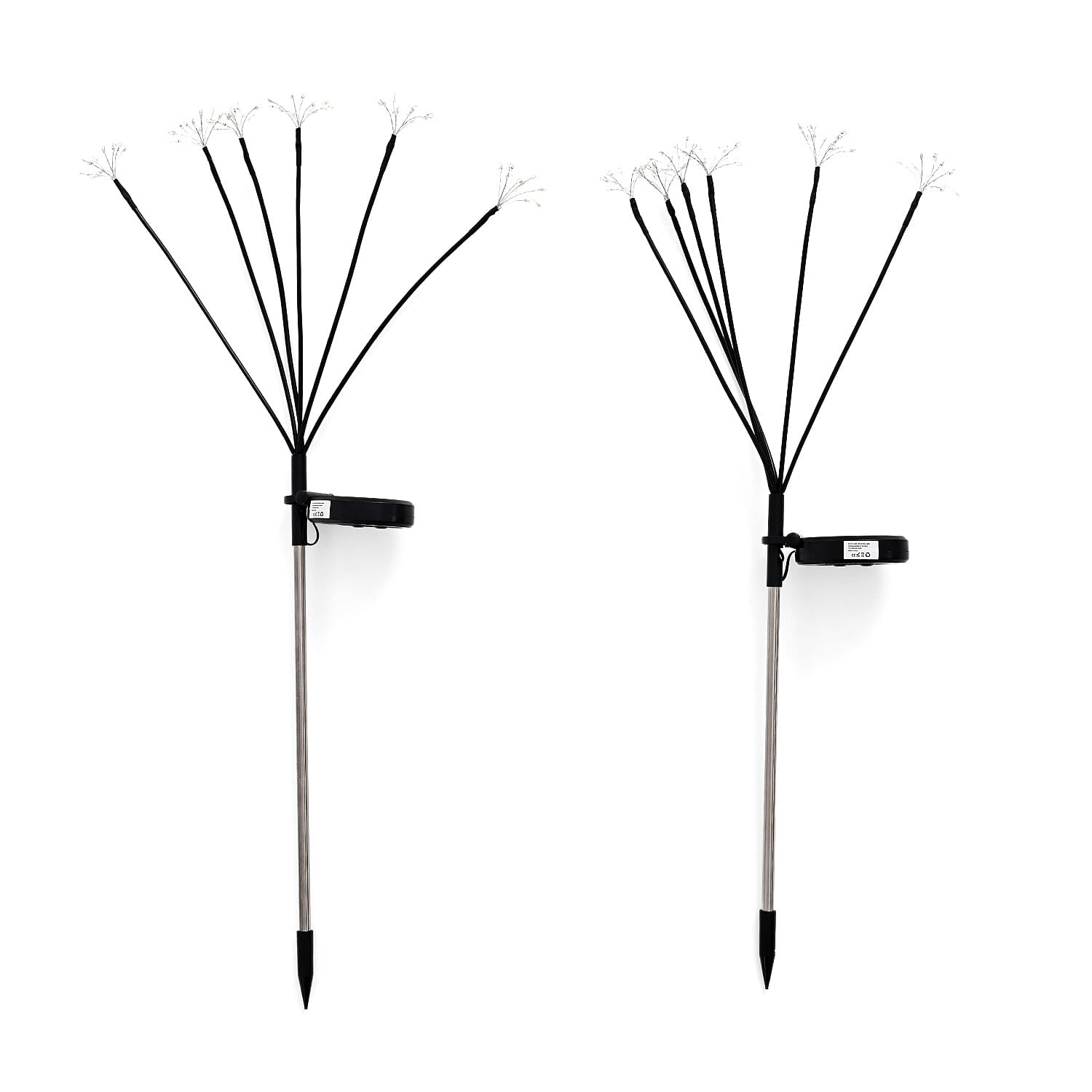 Set of 4 - LIVMORE Outdoor Solar Flower Lights