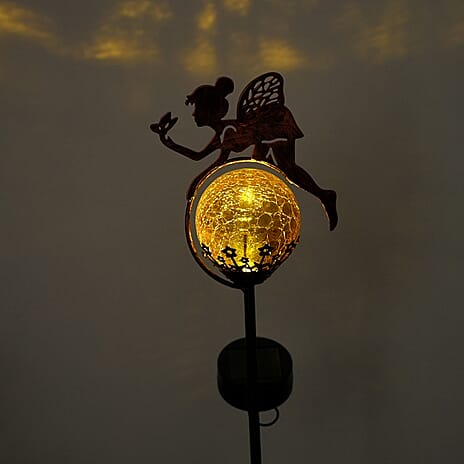 Livemore Solar Fairy Garden Stake with AA 300mAh Ni-MH Battery (75cm) - Copper