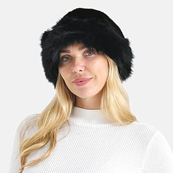 https://tjcuk.sirv.com/Products/82/7/8270039/LA-MAREY-Faux-Fur-Hat-One-Size-Black_8270039_2.jpg?w=342&h=342