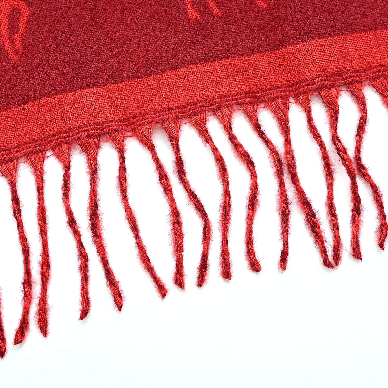 Best Seller Jacquard Shawl (180 X 65 Cm) - Red