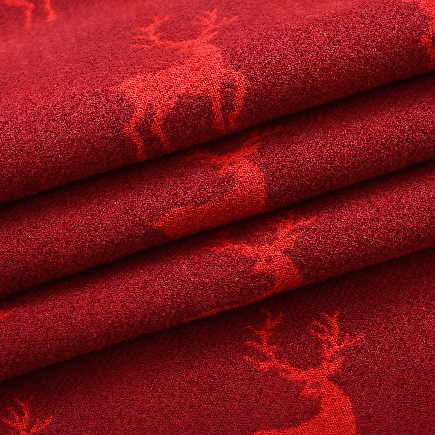 Best Seller Jacquard Shawl (180 X 65 Cm) - Red