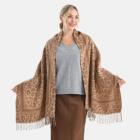Best Seller Jacquard Shawl (180 X 63 Cm) - Brown