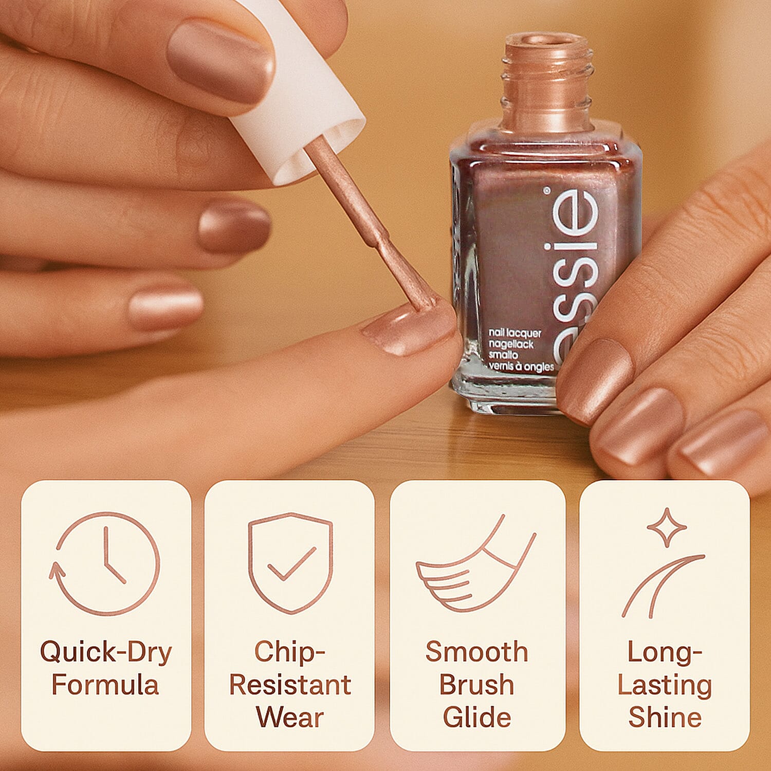 ESSIE Nail Lacquer Nail Polish Penny Talk - 13.5ml