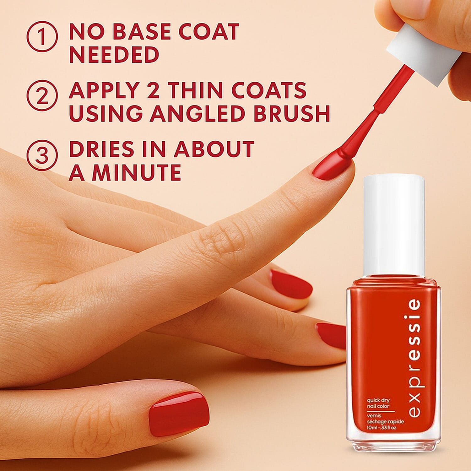 ESSIE Expressie Nail Polish Bolt And Be Bold - 10ml