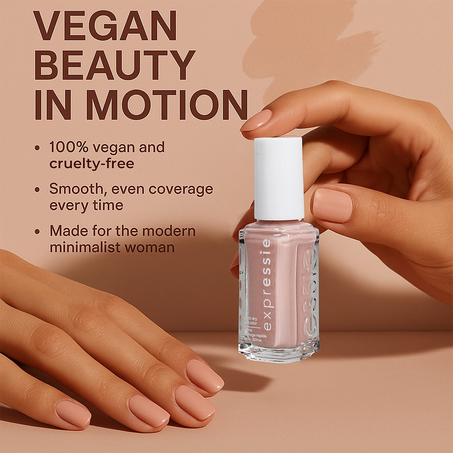 ESSIE Expressie Nail Polish Crop Top & Roll - 10ml