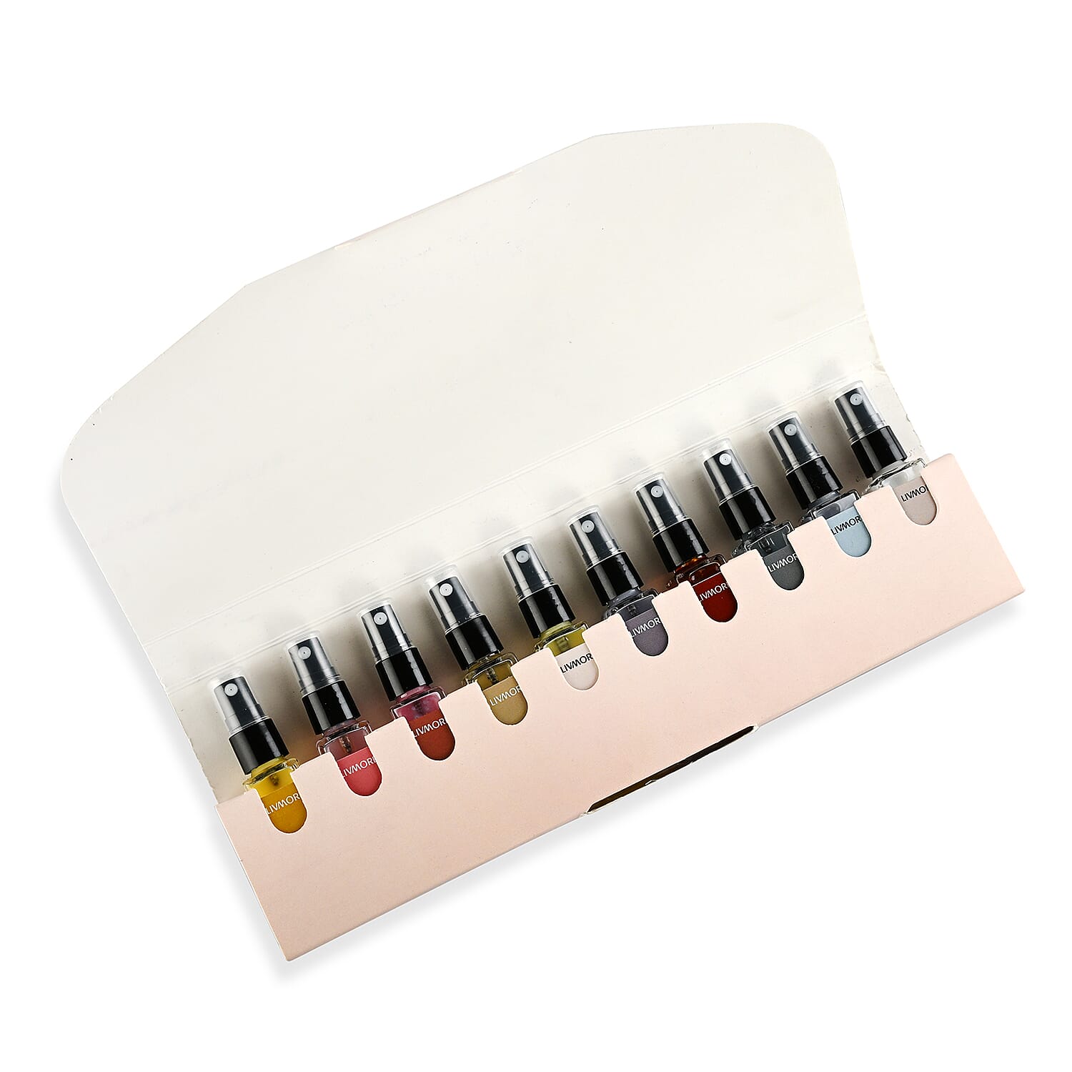 LIVMORE Set of 10  Unisex Perfumes  - 10 x 8ML