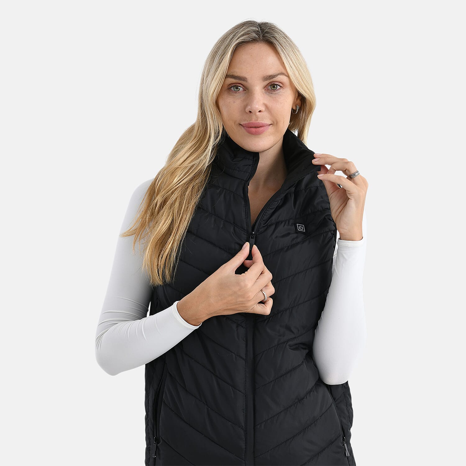 Valisserie Lightweight Heating Gilet with 4-Way Heating System (Size - S-M) - Black