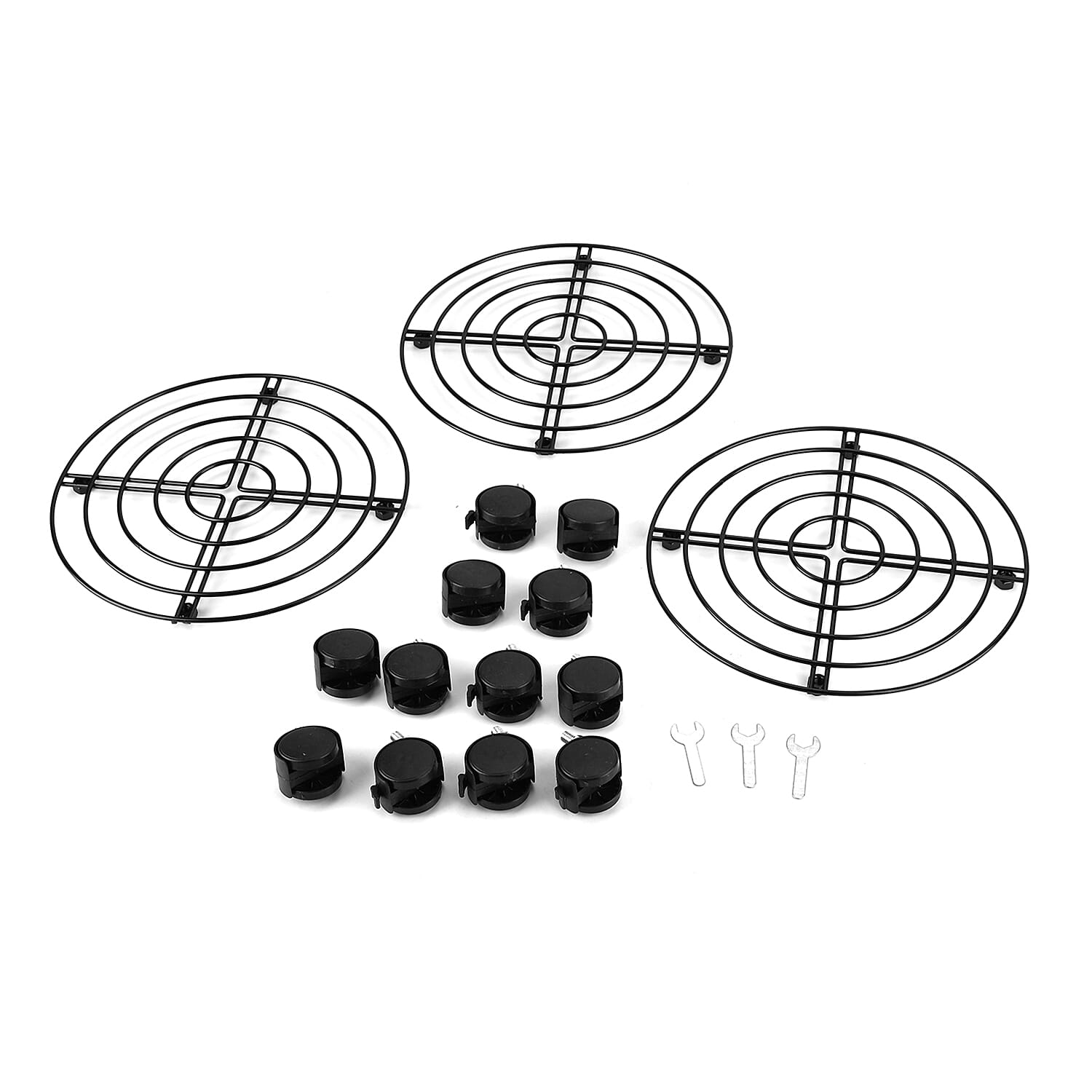 LIVMORE Plant Pot Mover - Set of 3 (Max Weight 15kg-27cm Diameter)