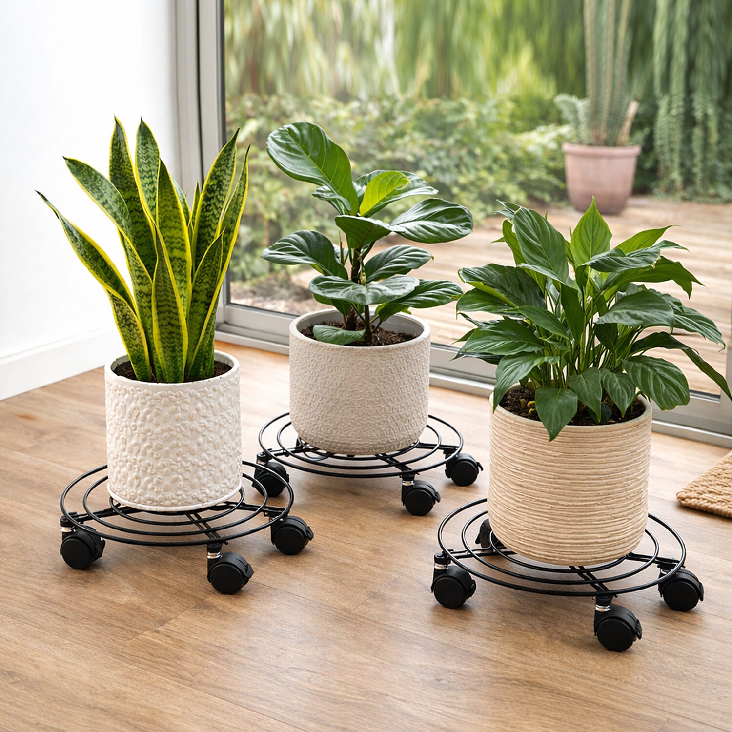 LIVMORE Pot Mover - Set of 3 (max weight 15kg-27cm diameter)