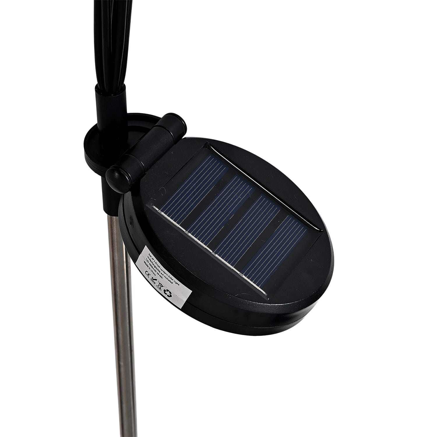 Set of 2 Solar Firefly Garden Lights - Warm White LED Starburst Swaying Lights (64cm), 8 Modes Waterproof Outdoor Path & Patio Decoration - Black