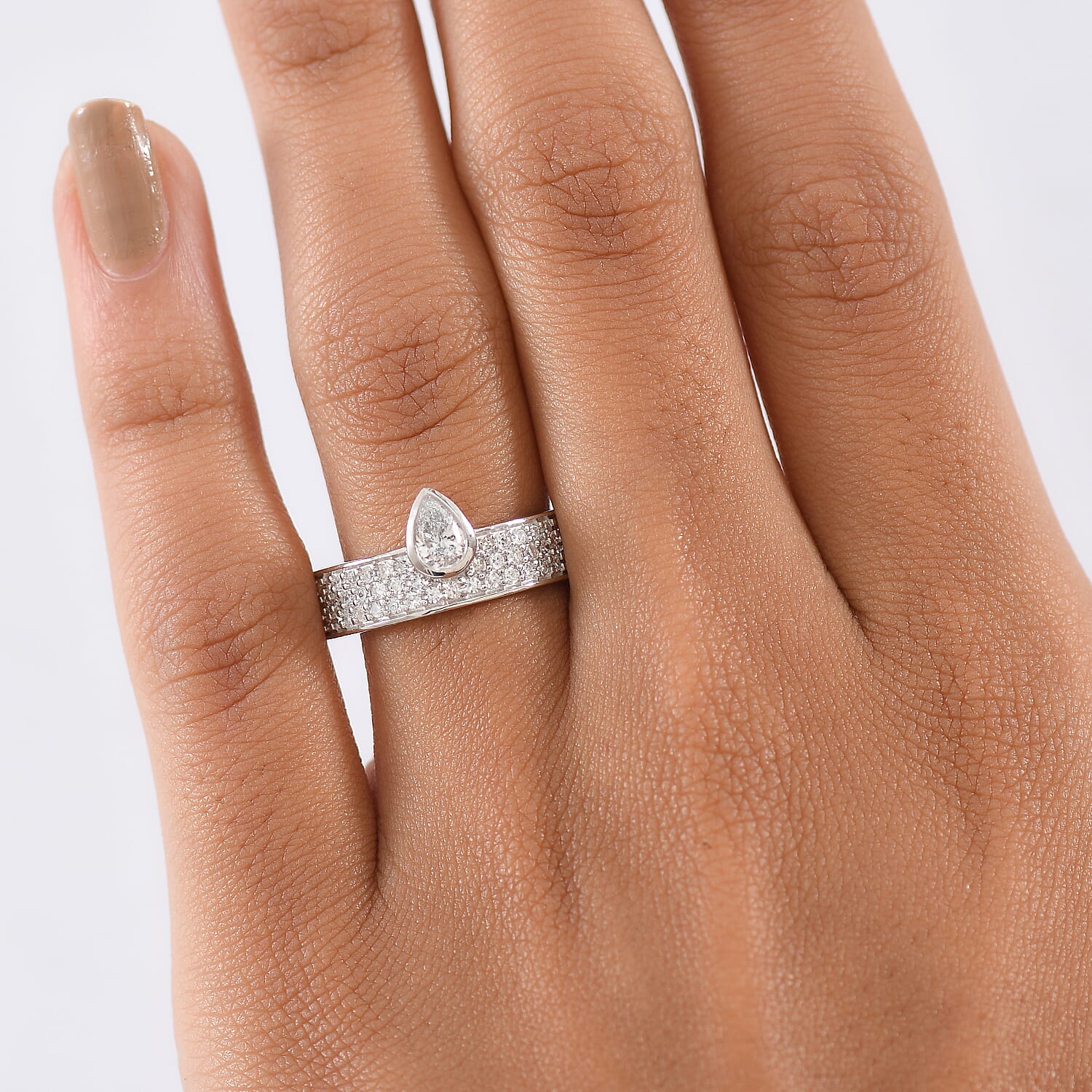 Luxuriant Lab Grown Diamond Halo Ring
