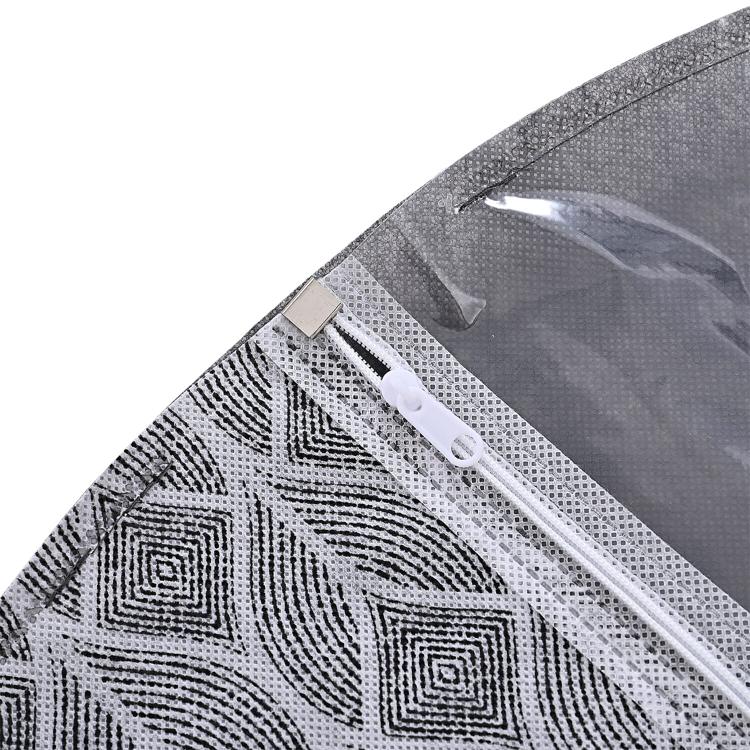 LIVMORE Set of 5 Hanging Garment Bags (135 x 65 cm) - Grey