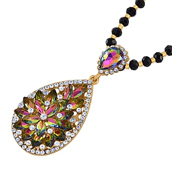 https://tjcuk.sirv.com/Products/82/7/8271453/Black-Yellow-Glass-Beads-Necklace-Size-27-with-White-Crystal-Green-Mag_8271453_3.jpg?w=342&h=342