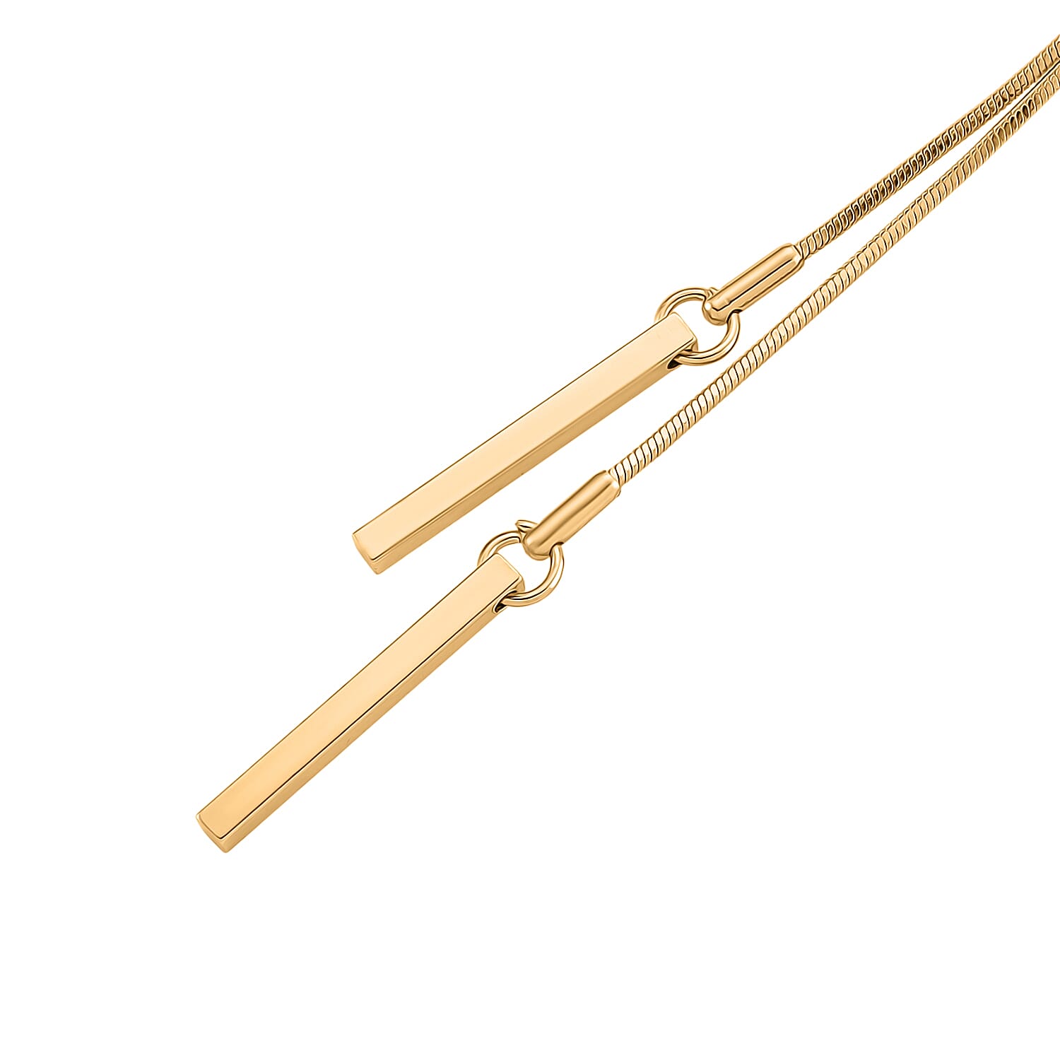 White Crystal Floral Necklace (Size - 32, Adjustable)