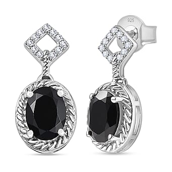 https://tjcuk.sirv.com/Products/82/7/8271478/D-Joy-Black-Spinel-White-Zircon-Dangling-Earring-in-Platinum-OverlaySt_8271478.jpg?w=342&h=342