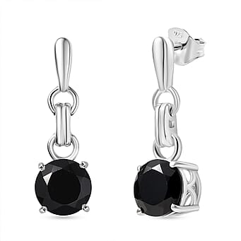 https://tjcuk.sirv.com/Products/82/7/8271498/D-Joy-Black-Spinel-Dangling-Earring-in-Platinum-OverlaySterling-Silver_8271498.jpg?w=342&h=342