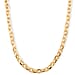 Designer Inspired - Oval Links Necklace (Size 24) with Lobster Clasp