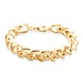 Designer Inspired -  Handmade Spiga Bracelet (Size - 8) with Lobster Clasp in Yellow Gold Plated