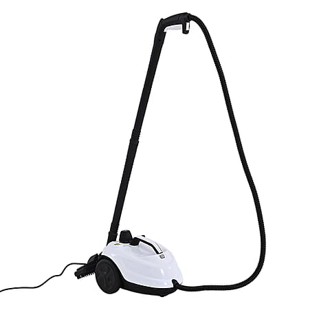 Bliss - Beyond Professional Multi-Purpose Steam Cleaner - 2000W High Pressure 5-Bar Steamer with 1.5L Stainless Steel Tank - Black - White