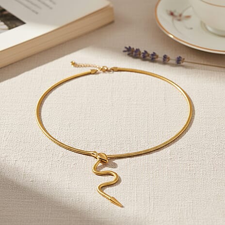 Designer inspired - Serpent  Necklace (Size - 24.50)