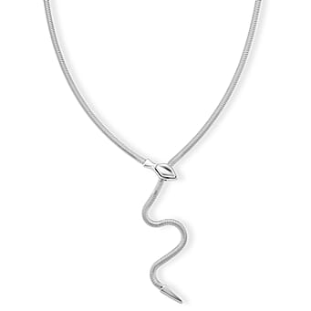 https://tjcuk.sirv.com/Products/82/7/8272567/Elegant-Snake-Necklace-Size-24-50-in-Silver-Tone_8272567.jpg?w=342&h=342