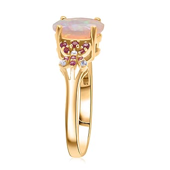 https://tjcuk.sirv.com/Products/82/7/8272942/D-Joy-Ethiopian-Opal-Pink-Sapphire-White-Zircon-Ring-in-18K-YG-Plating_8272942_3.jpg?w=342&h=342