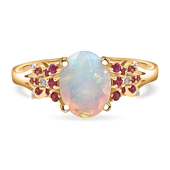 https://tjcuk.sirv.com/Products/82/7/8272945/D-Joy-Ethiopian-Opal-Pink-Sapphire-White-Zircon-Ring-in-18K-YG-Plating_8272945.jpg?w=342&h=342