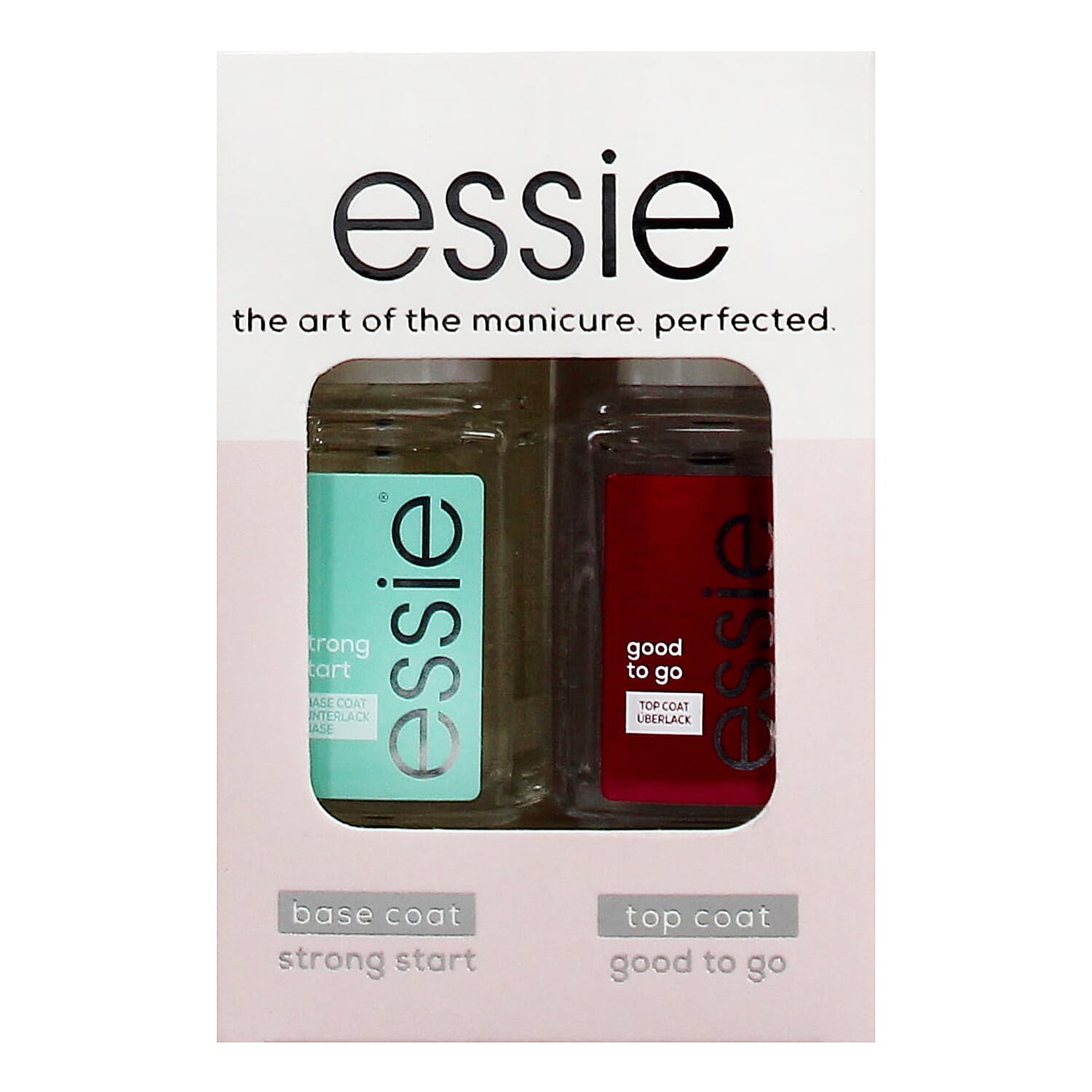 ESSIE 2 Piece Nail Care Set (Top Coat & Base Coat)