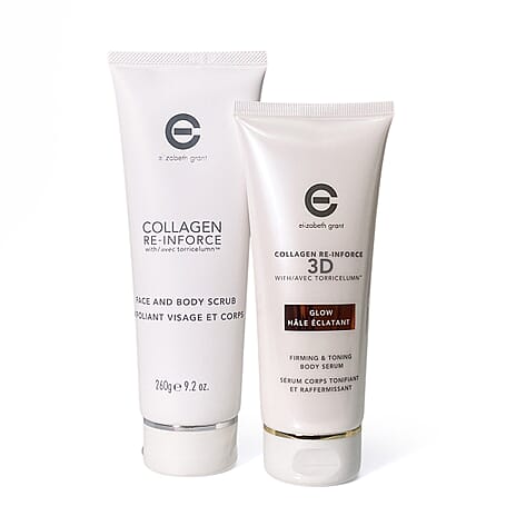 BLACK FRIDAY MAYHEM 2025 - Elizabeth Grant Collagen Body Scrub 260g - Glow Serum 200 ml