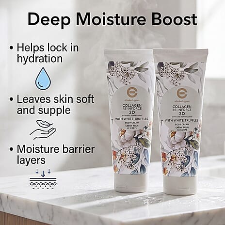 Elizabeth Grant Collagen Re-Inforce 3D Body Cream with White Truffle Duo - 240ml Each