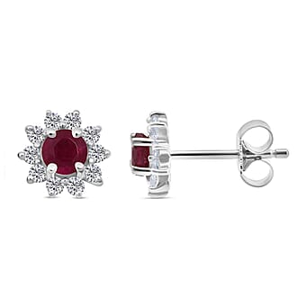 https://tjcuk.sirv.com/Products/82/7/8273271/D-Joy-African-Ruby-White-Zircon-Earring-in-Rhodium-OverlaySterling-Sil_8273271.jpg?w=342&h=342