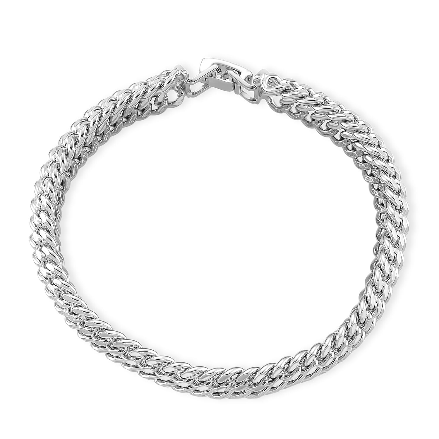 Triple Curb Link Bracelet (Size 7.75)