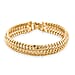 Designer Inspired Close Out Link Bracelet with Foldover Clasp 7.75 Inch