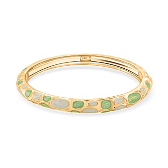 https://tjcuk.sirv.com/Products/82/7/8273384/Enameled-Bangle-Size-7-in-Yellow-Gold-Tone_8273384.jpg?w=342&h=342