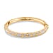 Enameled Bangle (Size 7) in Yellow Gold Tone