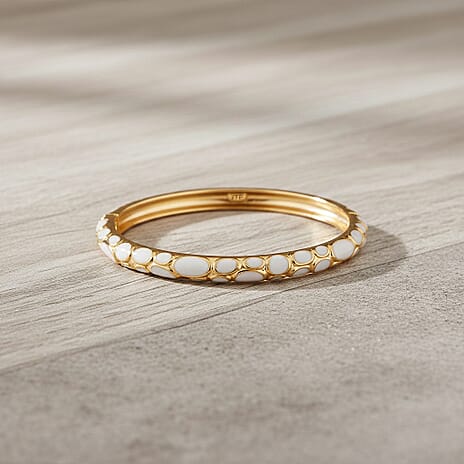 Designer Closeout - Enameled Bangle (Size 7.5)